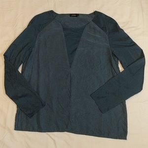 kate spade saturday long sleeve silk blouse